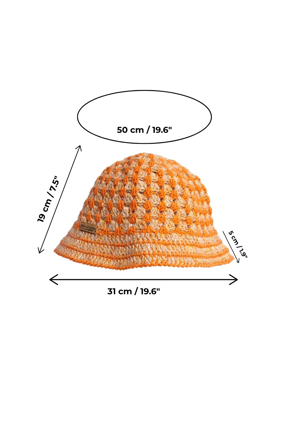 Sombrero de crochet SIENA