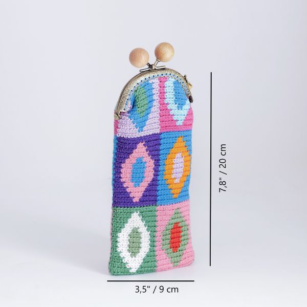 Funda de gafas de crochet IRIS