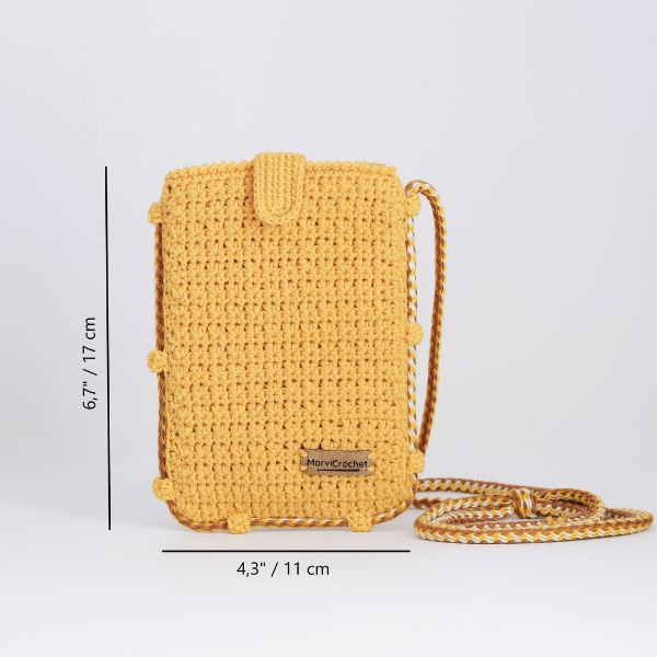 Funda de Crochet para móvil AURORA