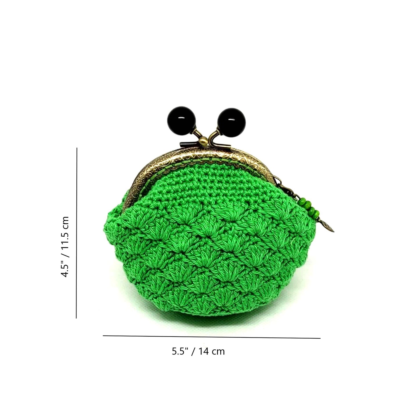 Monedero de crochet CLOROFILA