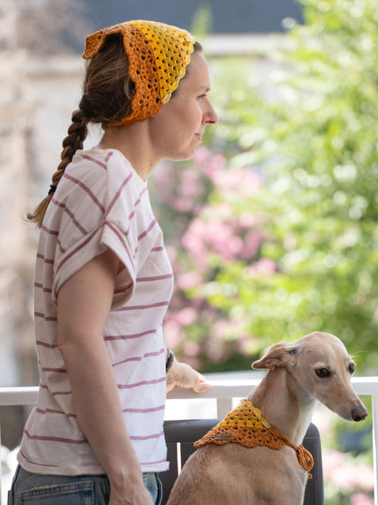 Bandana de crochet NURA