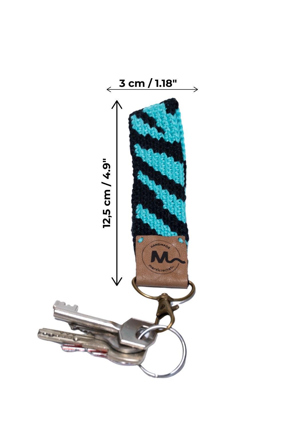 Llavero crochet de pulsera ZINA