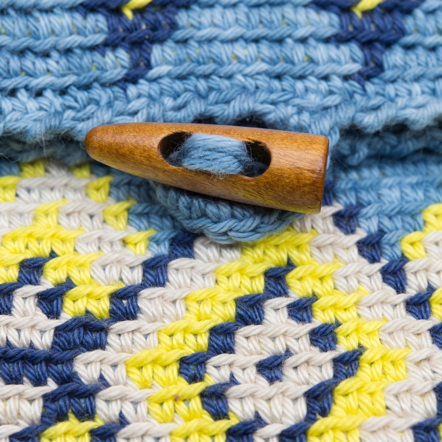 Mini riñonera de crochet JACQUARD