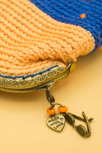 Funda de gafas de crochet BICOLOR