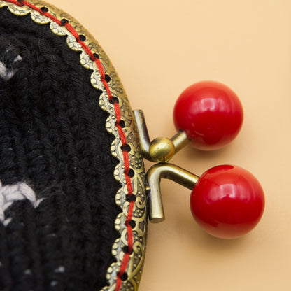 Funda de gafas de crochet JACQUARD