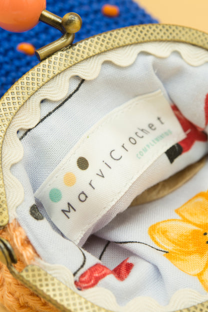 Funda de gafas de crochet BICOLOR