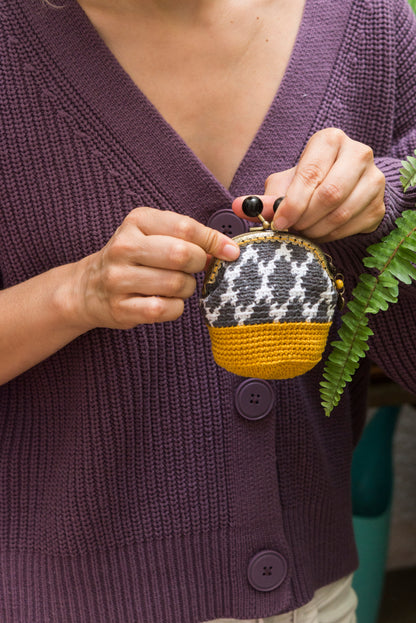 Monedero de crochet DUNA