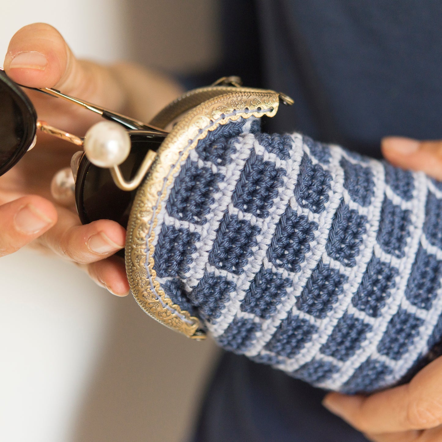 Funda de gafas de crochet MURUS