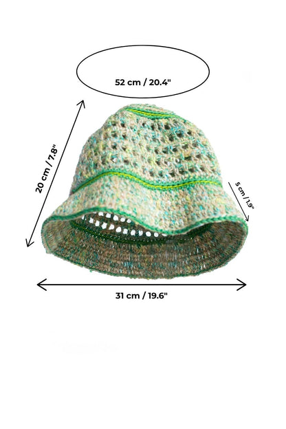 Sombrero de crochet ALOE