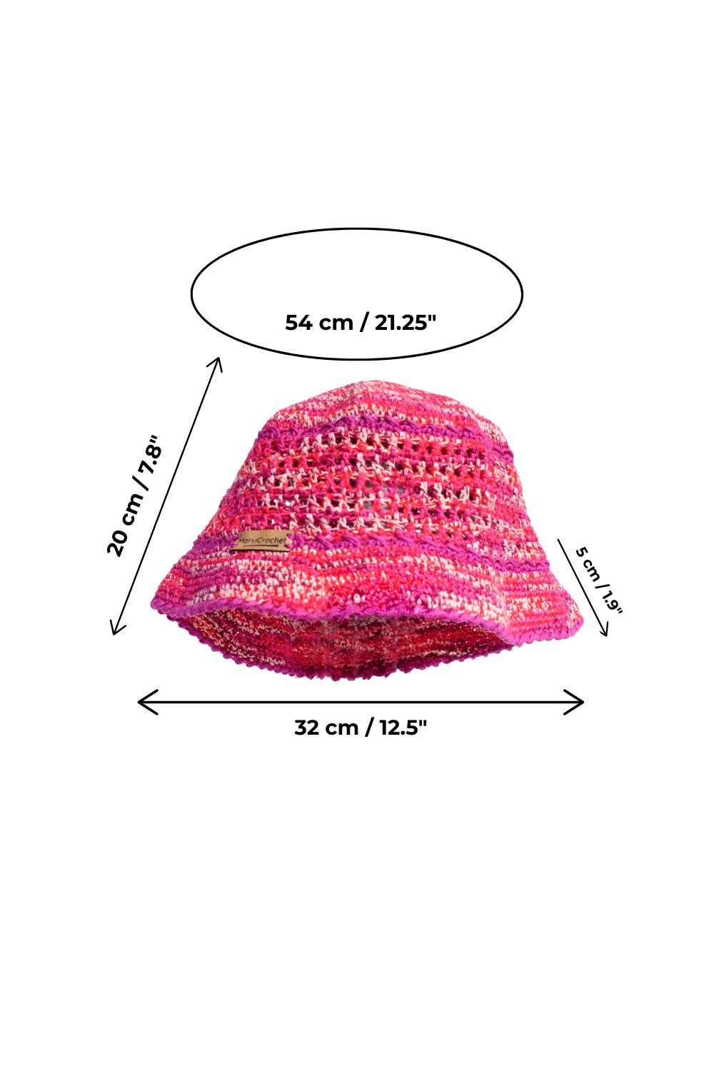 Sombrero de crochet ZINIA