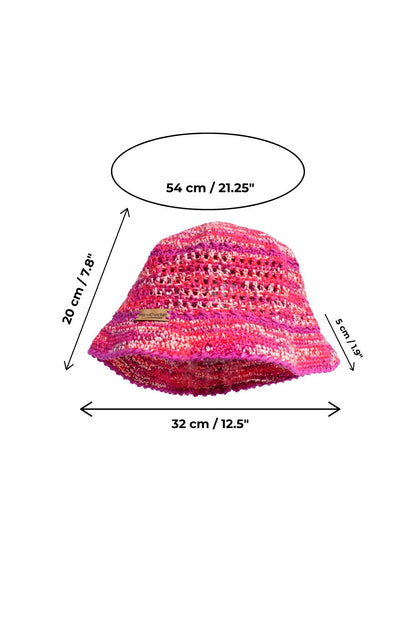 Sombrero de crochet ZINIA