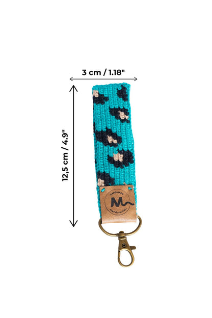 Llavero crochet de pulsera TANA