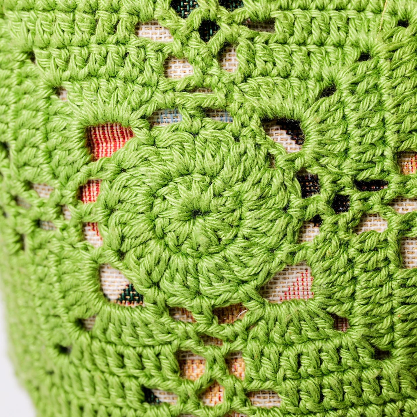 Bolso de Crochet y Tejido Jacquard HIEDRA