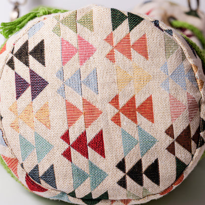 Bolso de Crochet y Tejido Jacquard HIEDRA