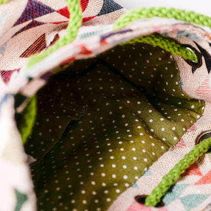 Bolso de Crochet y Tejido Jacquard HIEDRA