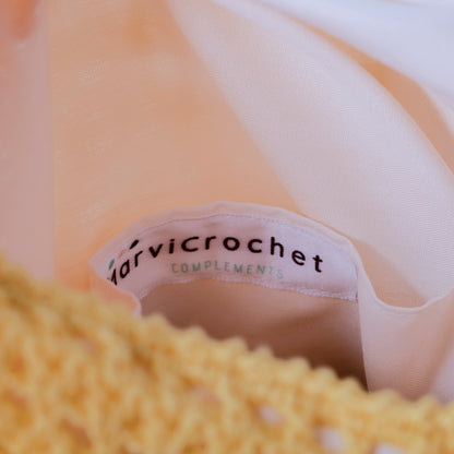 Bolso Tote de Crochet y Tejido Jacquard CUBISTA