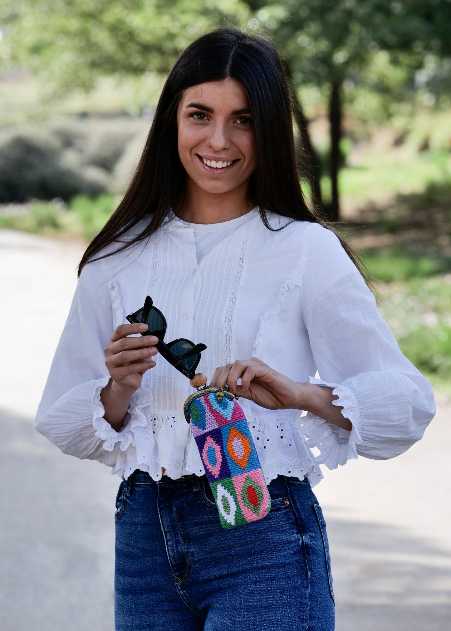 Funda de gafas de crochet IRIS