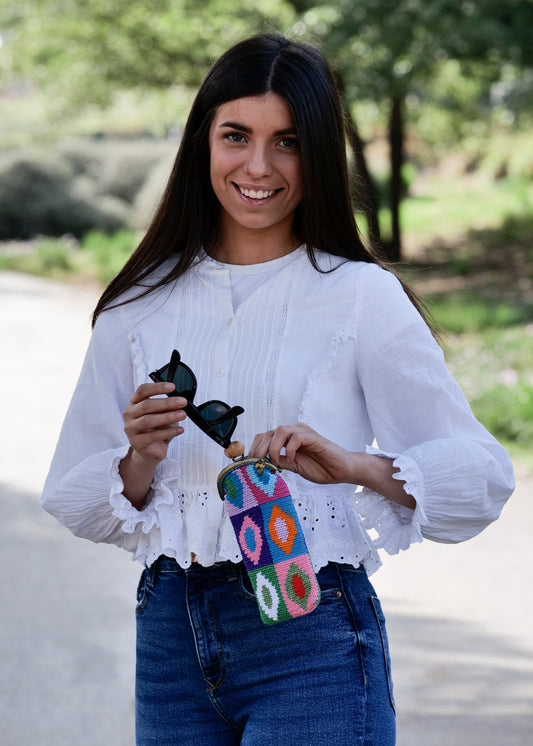 Funda de gafas de crochet IRIS