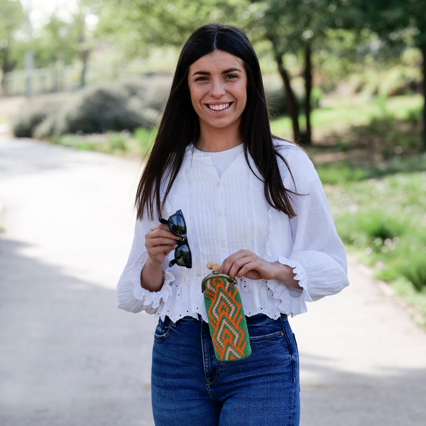 Funda de gafas de crochet LUMINA