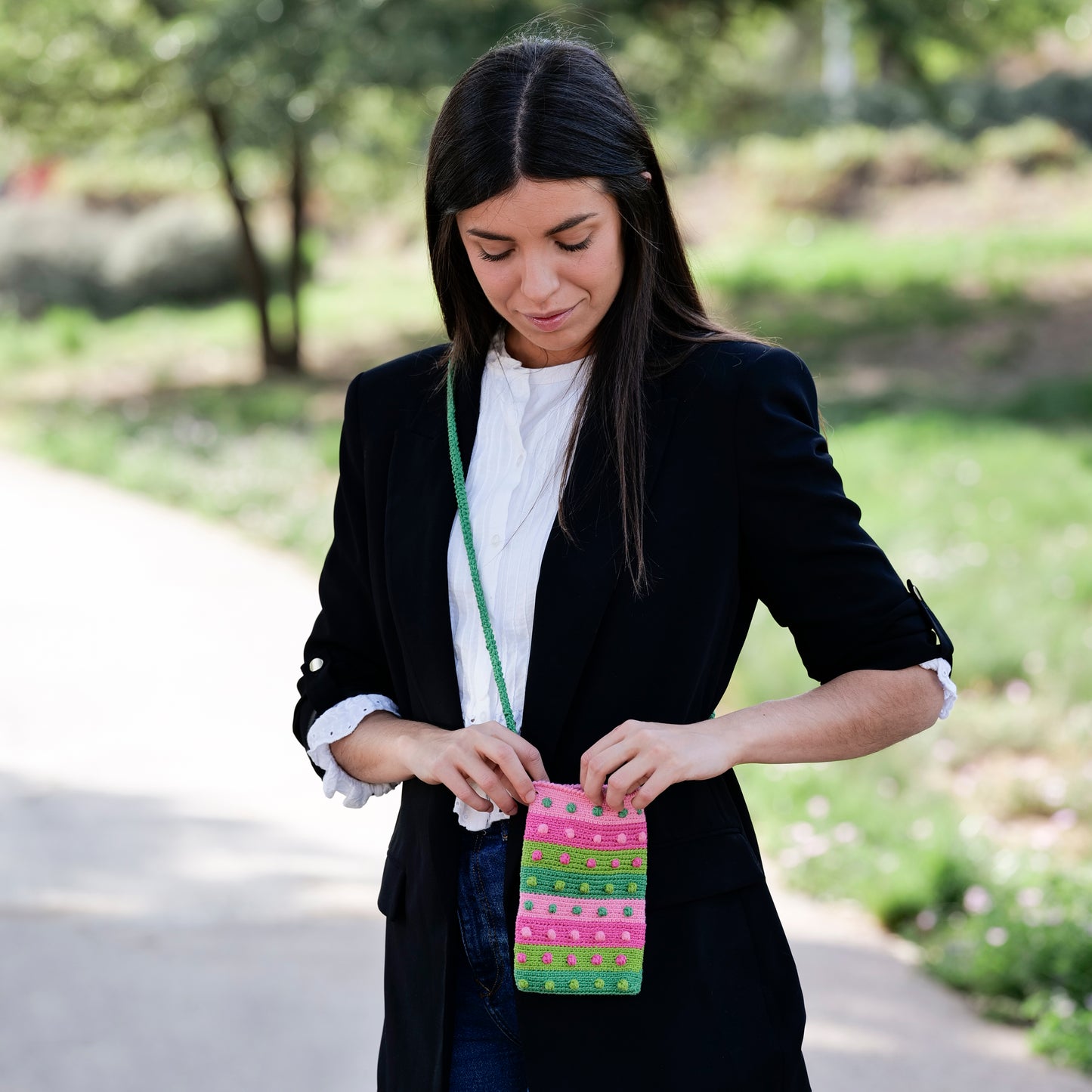 Funda de Crochet para Móvil LUCÍA