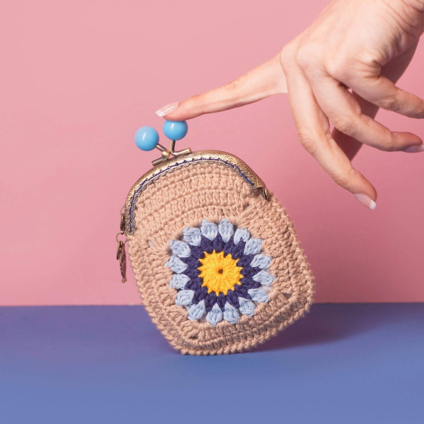 Monedero de crochet BURGOS