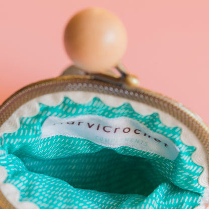 Monedero de crochet IBIZA.