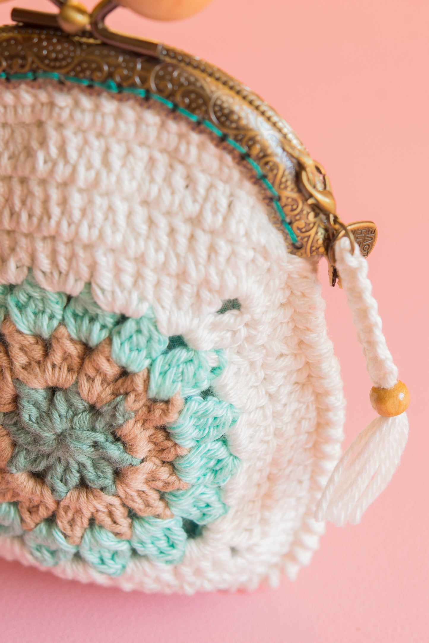 Monedero de crochet IBIZA.