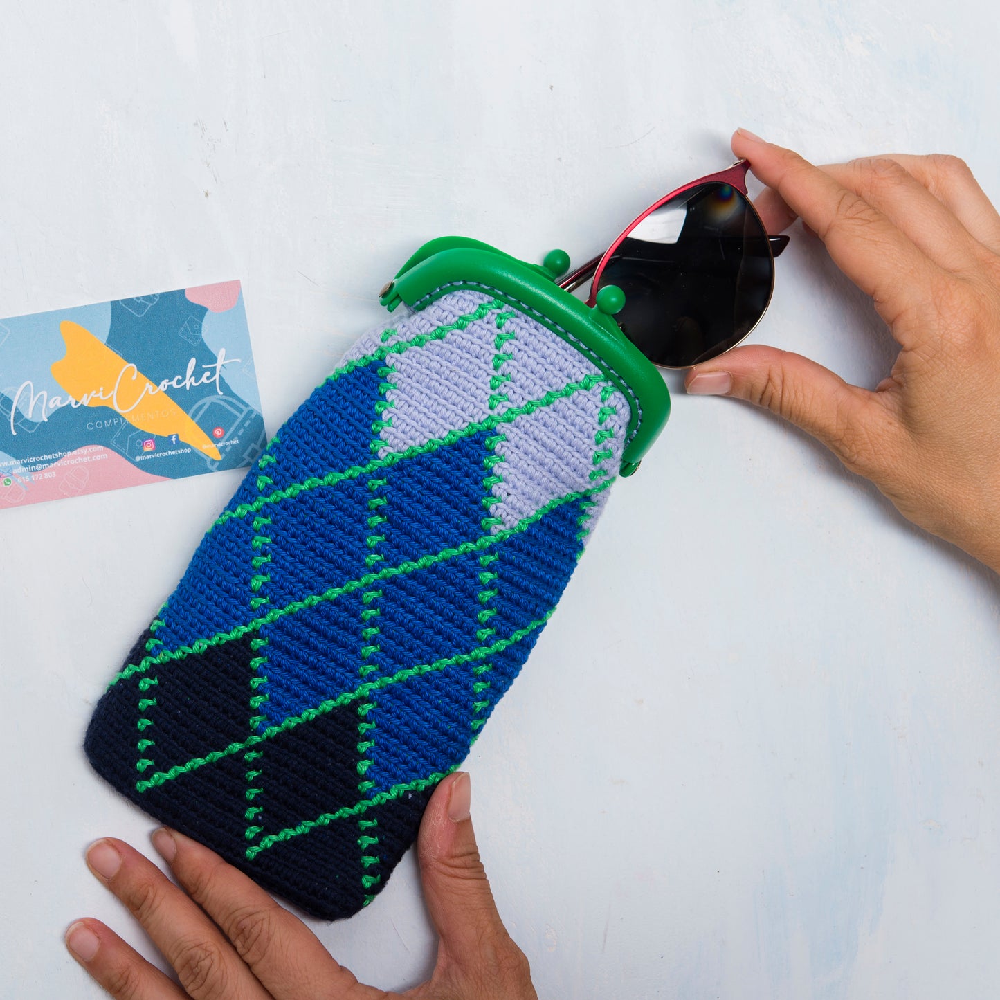 Funda de gafas de crochet KAI