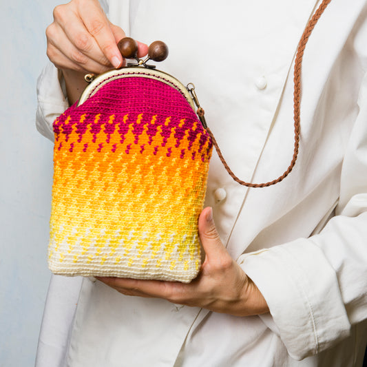 Mini bolso de crochet ÁMBAR