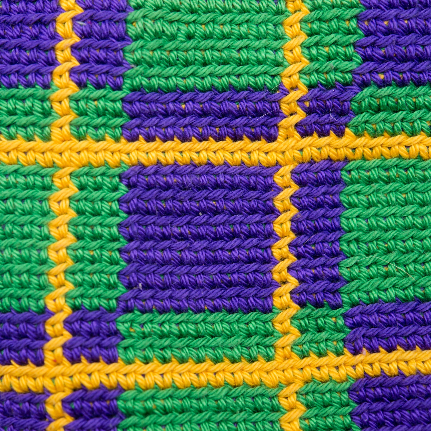 Funda de gafas de crochet TARTÁN