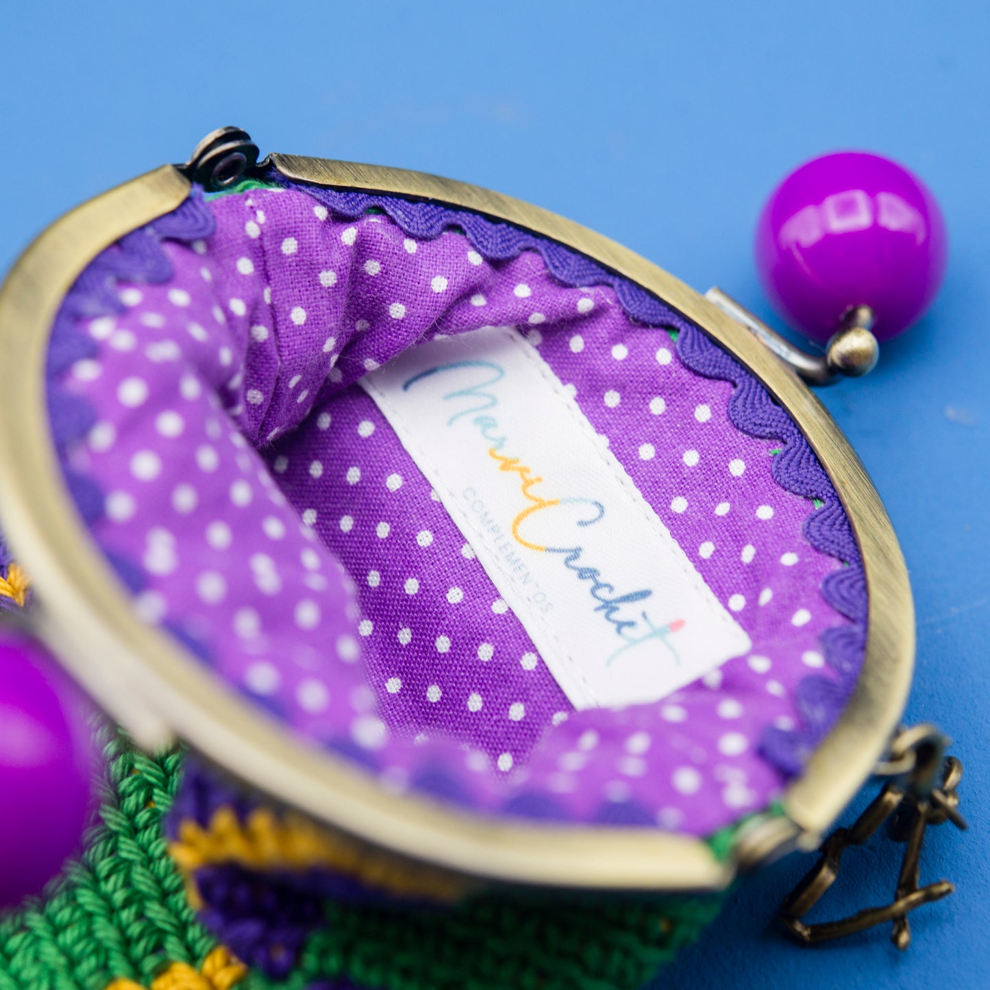 Funda de gafas de crochet TARTÁN