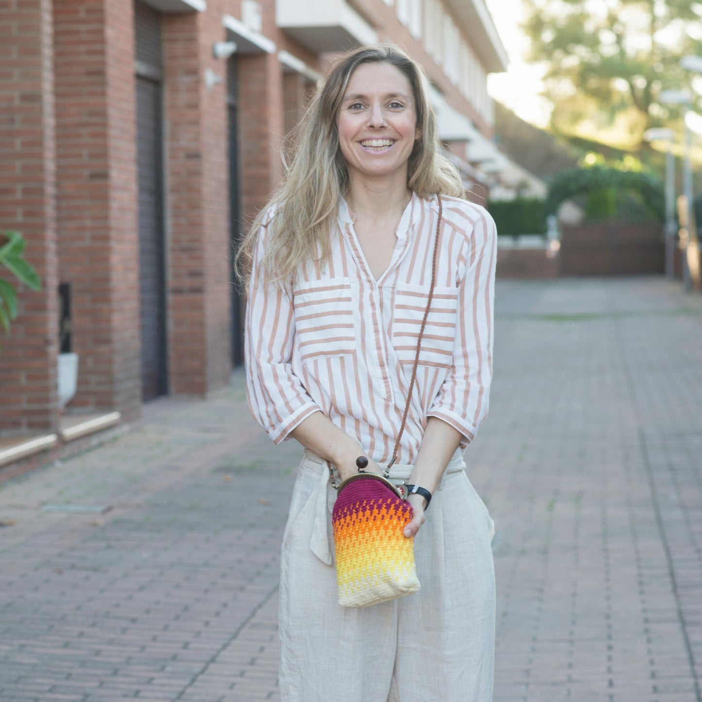 Mini bolso de crochet ÁMBAR