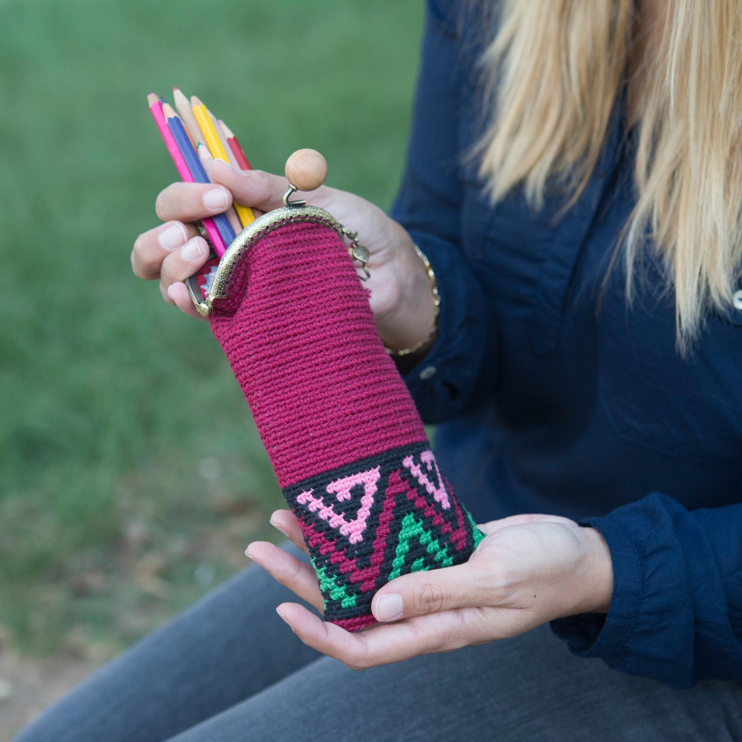 Funda de gafas de crochet KIVA