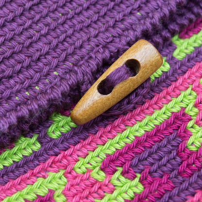 Mini riñonera de crochet AMATISTA