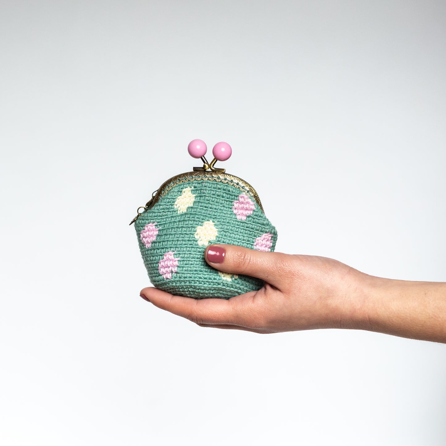Monedero de crochet ABRIL