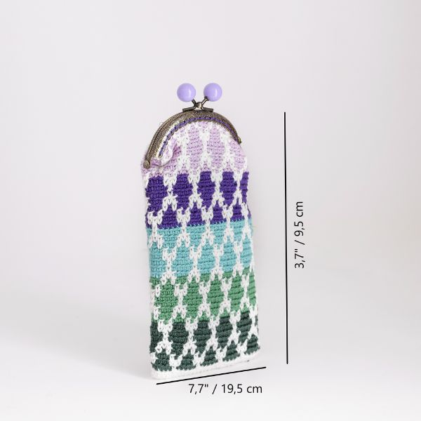 Funda de gafas de crochet CRUXIA