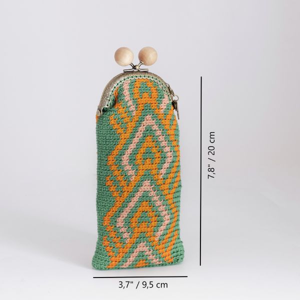 Funda de gafas de crochet LUMINA
