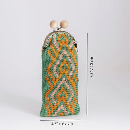 Funda de gafas de crochet LUMINA