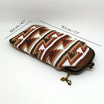 Funda de gafas de crochet ÉTNICA