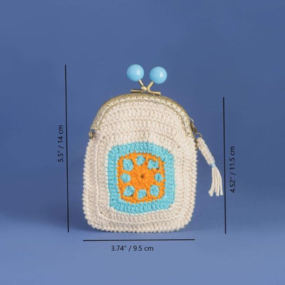 Monedero de crochet MÁLAGA