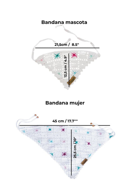 Bandana de crochet SALINA - Pack compartido