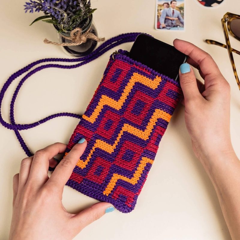 Funda para móvil con rectángulos