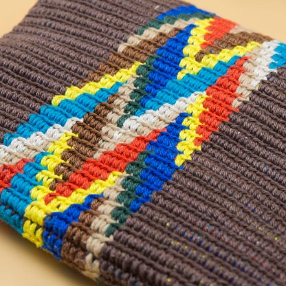 Mini riñonera de crochet TIERRA