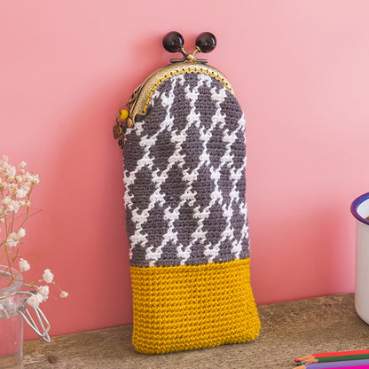 Funda de Gafas de Crochet Diseño Geométrico | MARGOT