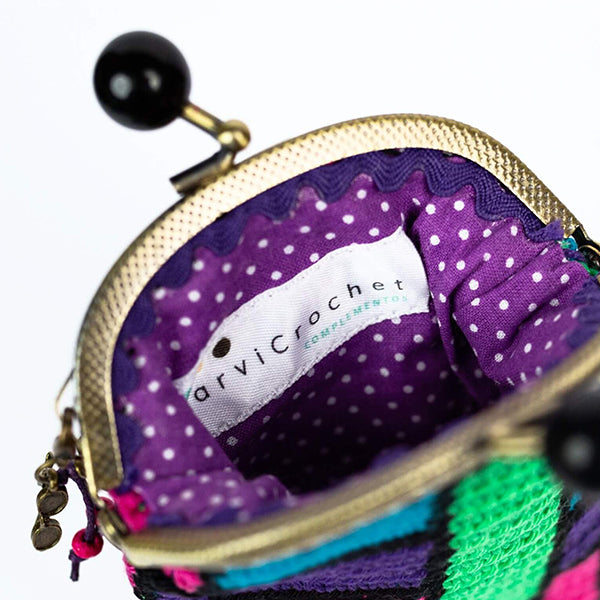 Funda de gafas de crochet TETRIS