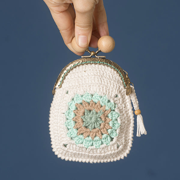 Monedero de crochet IBIZA.