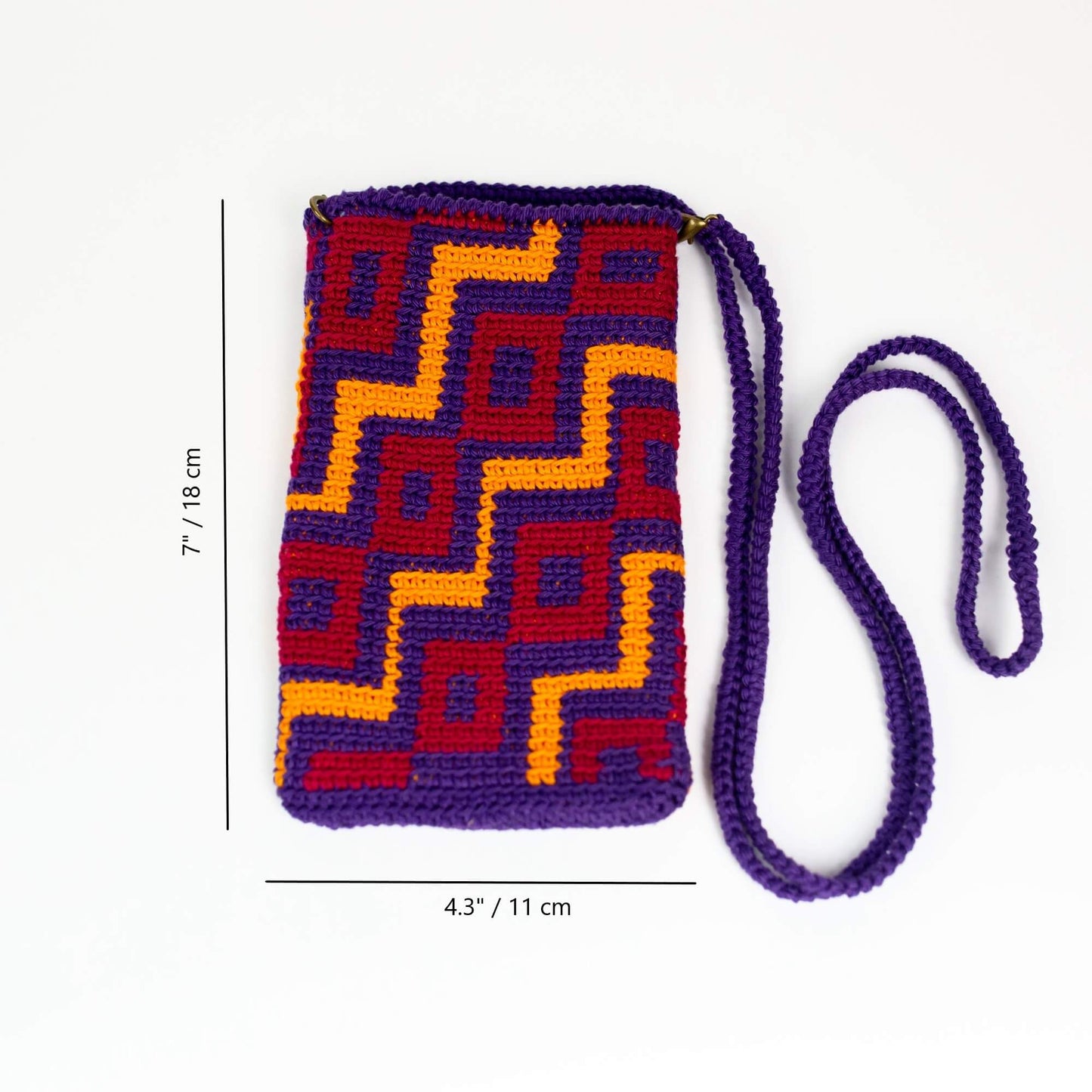 Funda de Crochet para móvil TRAMA