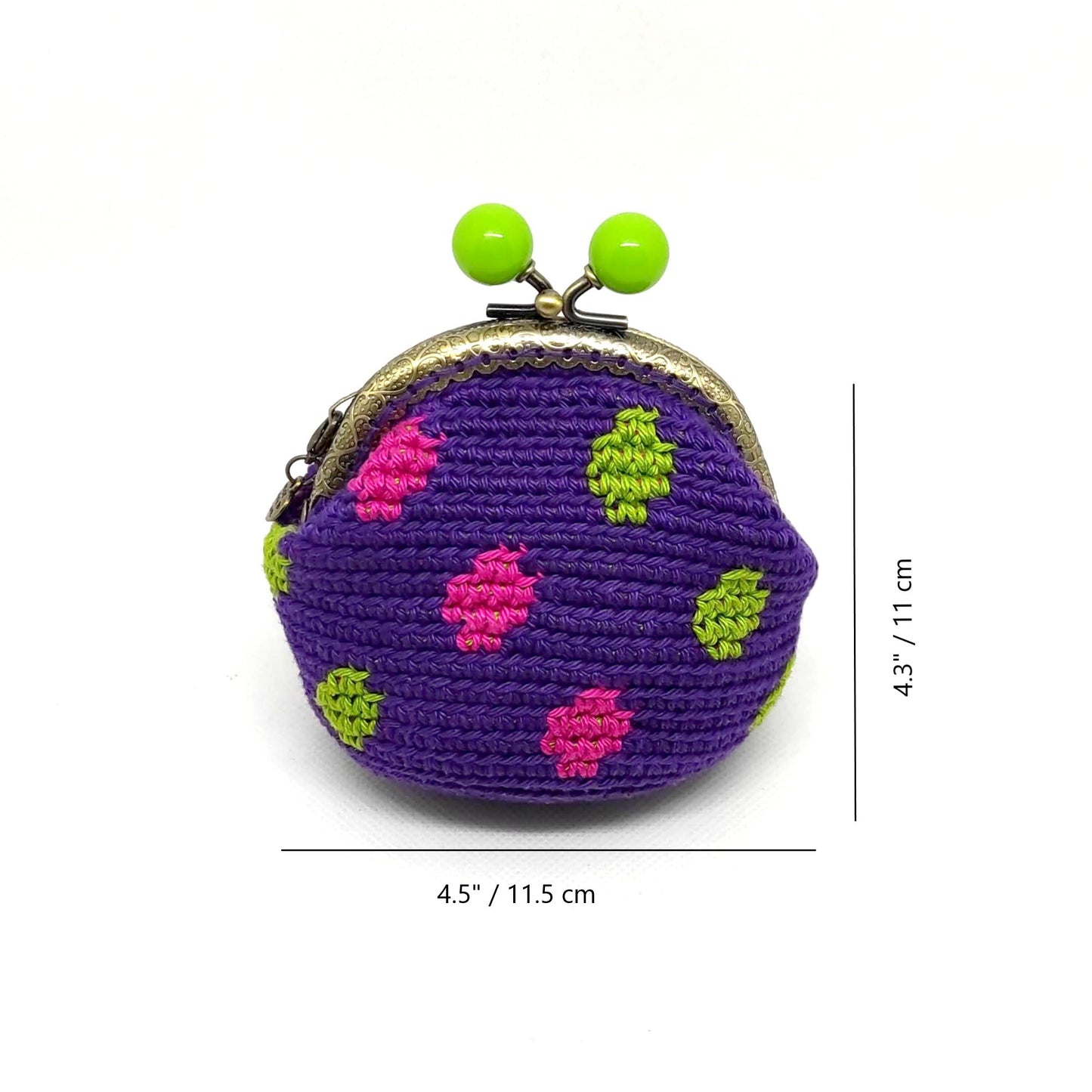 Monedero de crochet ABRIL