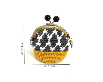 Monedero de crochet DUNA