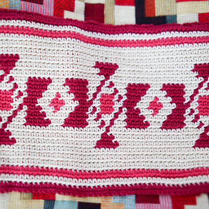 Bolso de Crochet y Tejido Jacquard KIRA